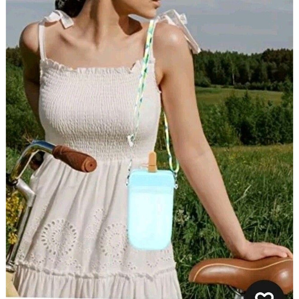 Soft Silicone Popcicle Water Bottle